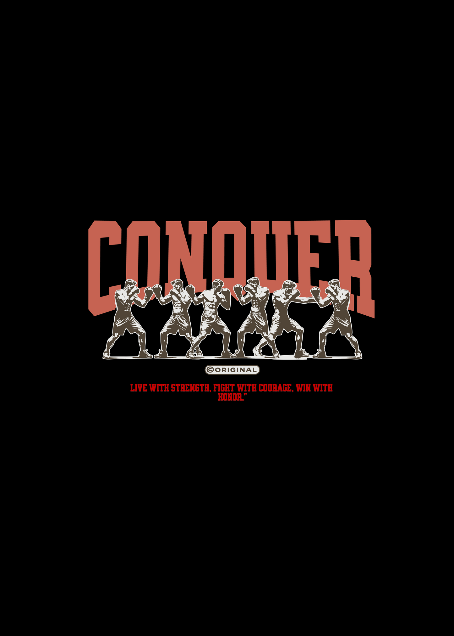 "Conquer Boxing Hoodie - Unleash Your Inner Champion"