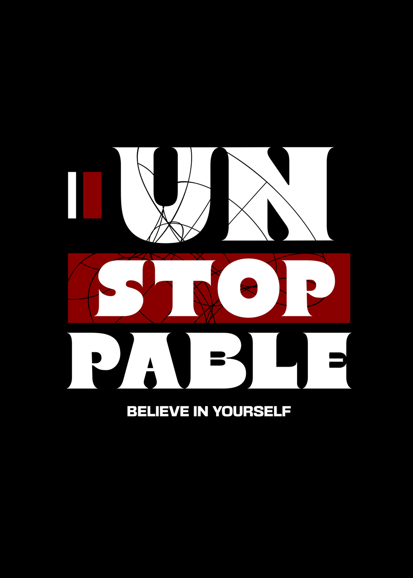 "Unstoppable" Bold Motivation T-Shirt