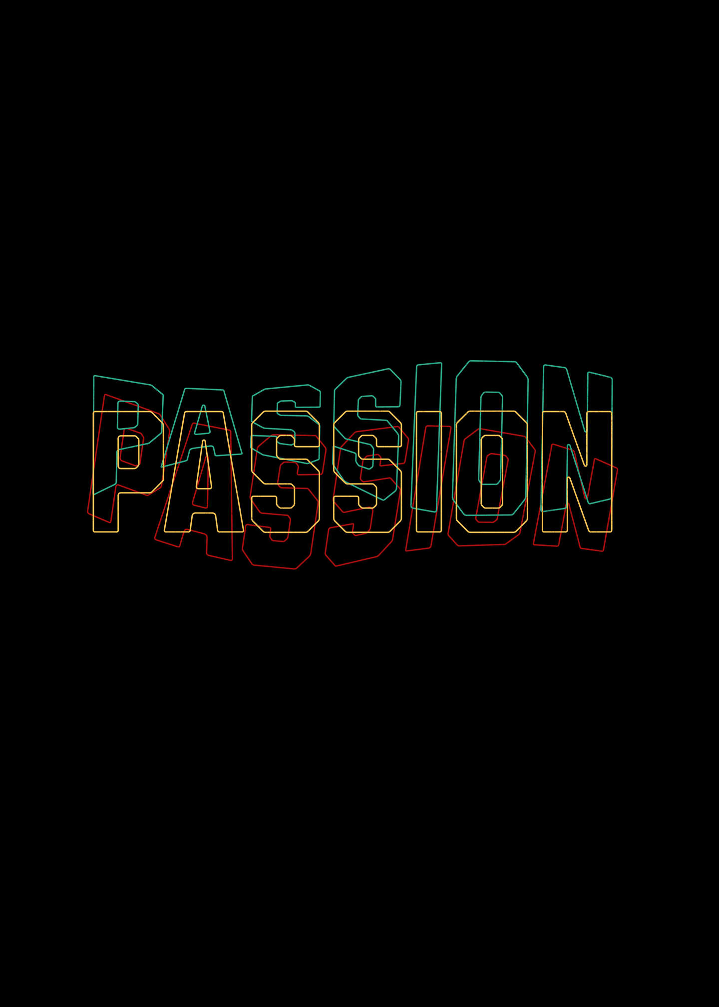 "Passion" Neon Vibe Hoodie – Fuel Your Fire