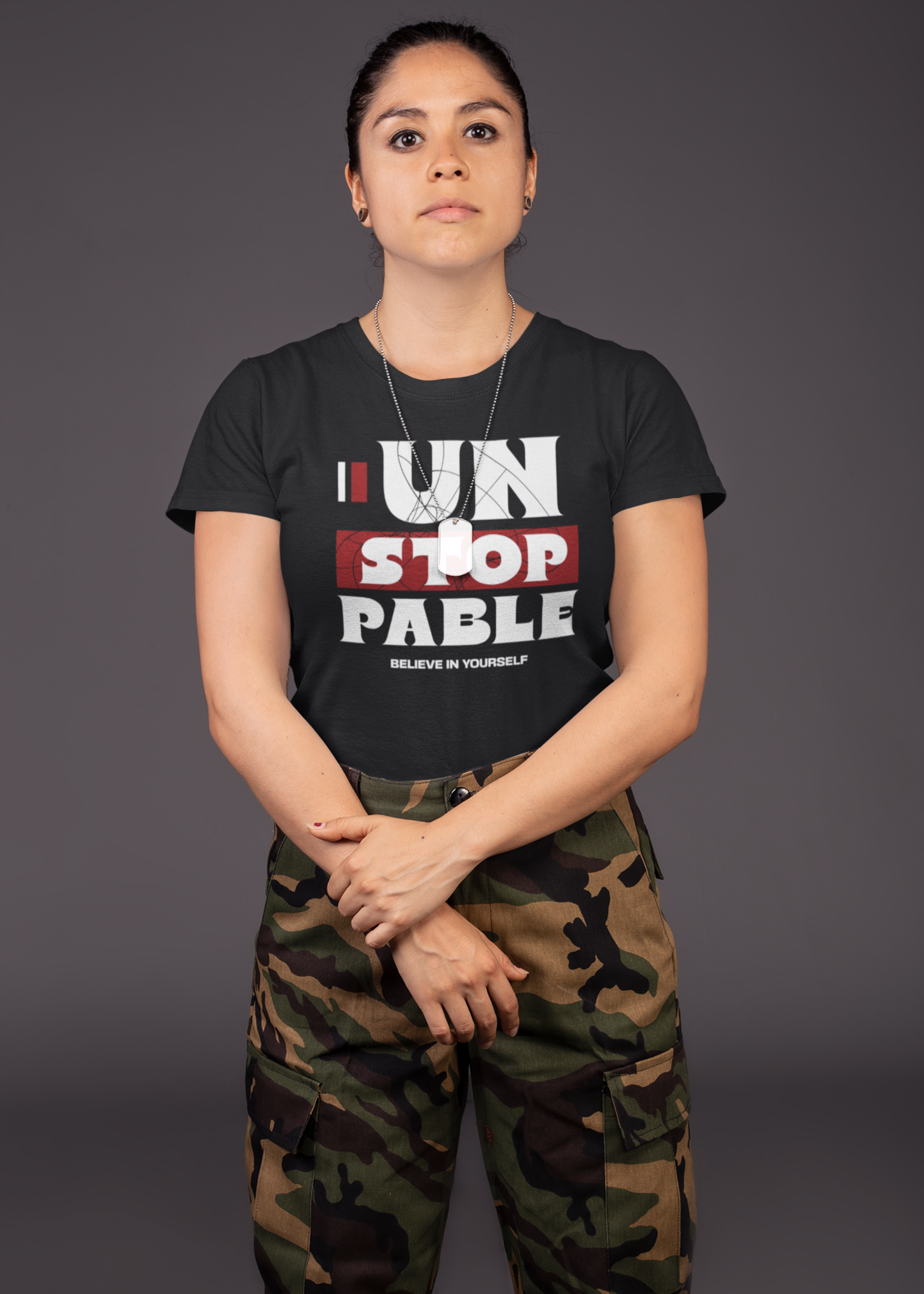 "Unstoppable" Bold Motivation T-Shirt