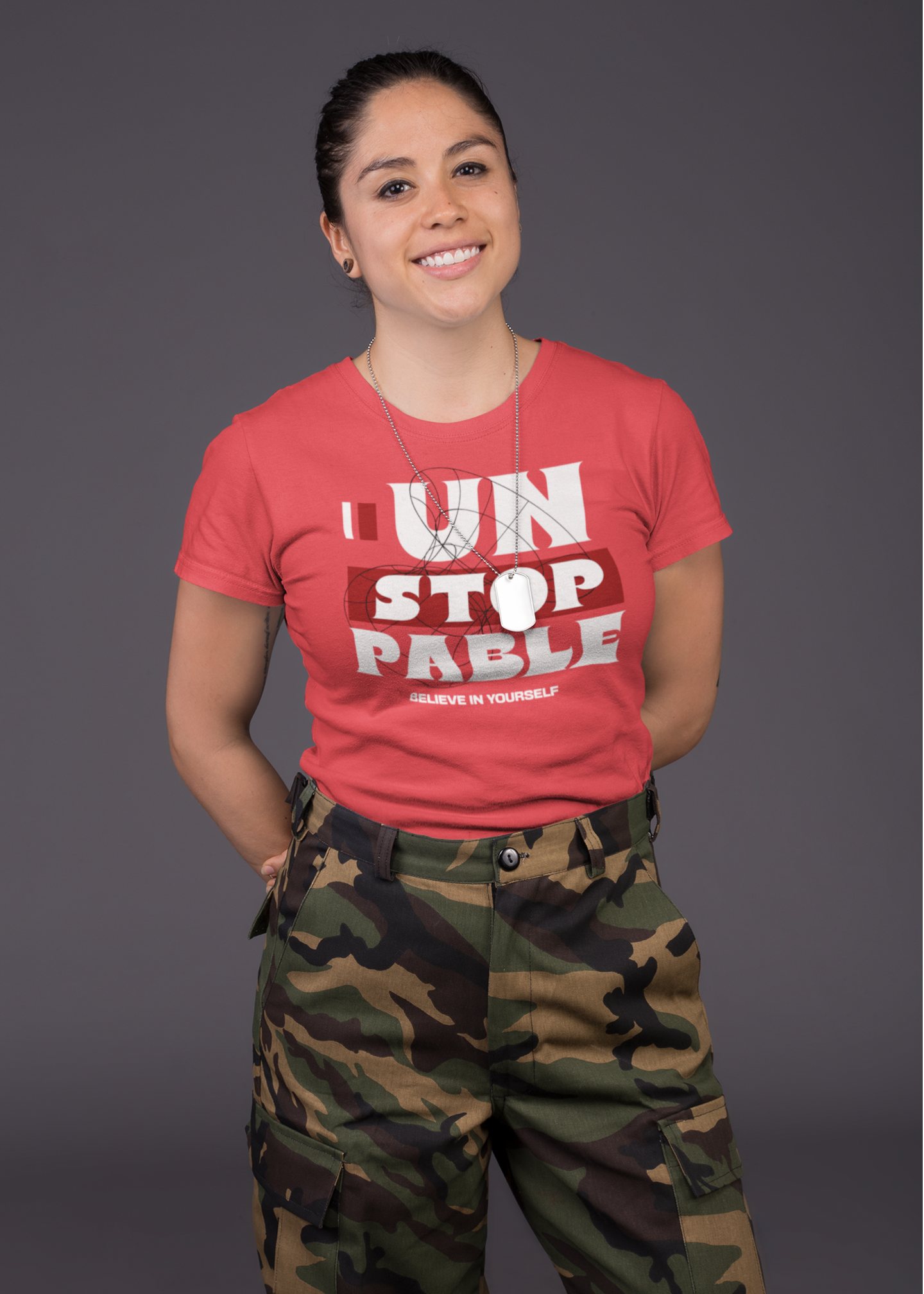 "Unstoppable" Bold Motivation T-Shirt