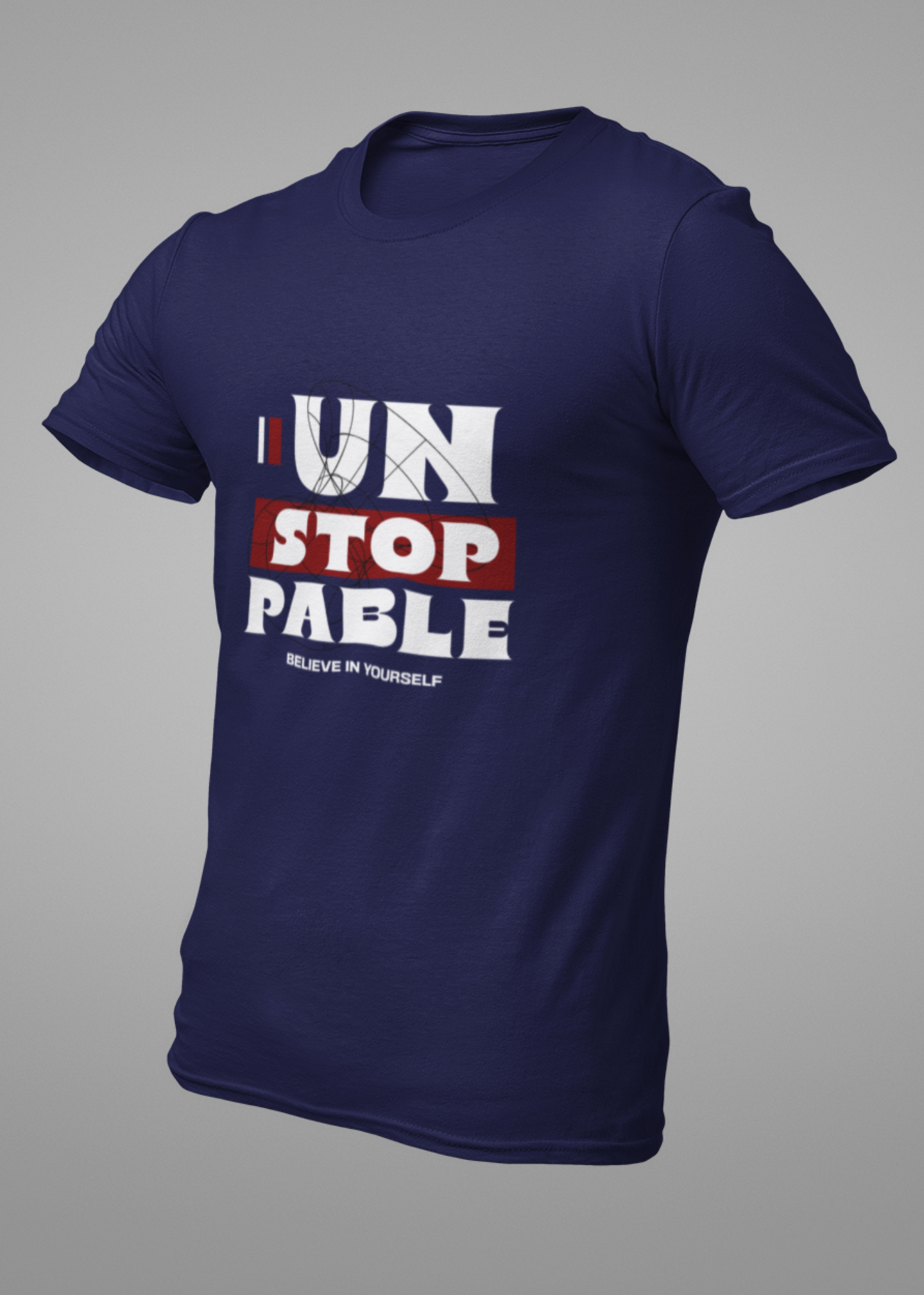 "Unstoppable" Bold Motivation T-Shirt