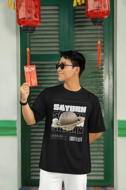 Premium The  Saturn Graphic Oversize T-Shirt