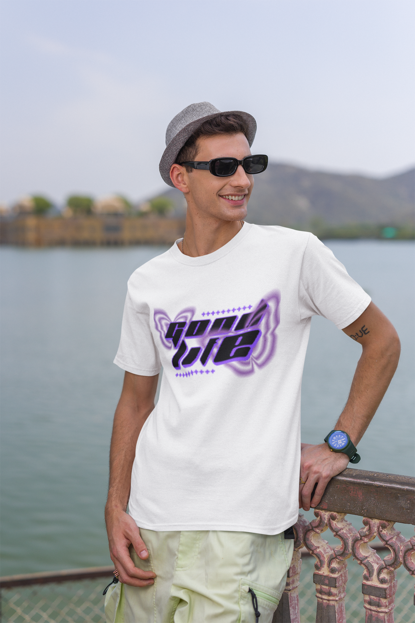 Premium Purple Pulse Oversized T-Shirt